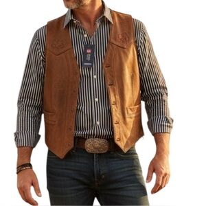 Chaps Black Stripe Long Sleeve Shirt Size L